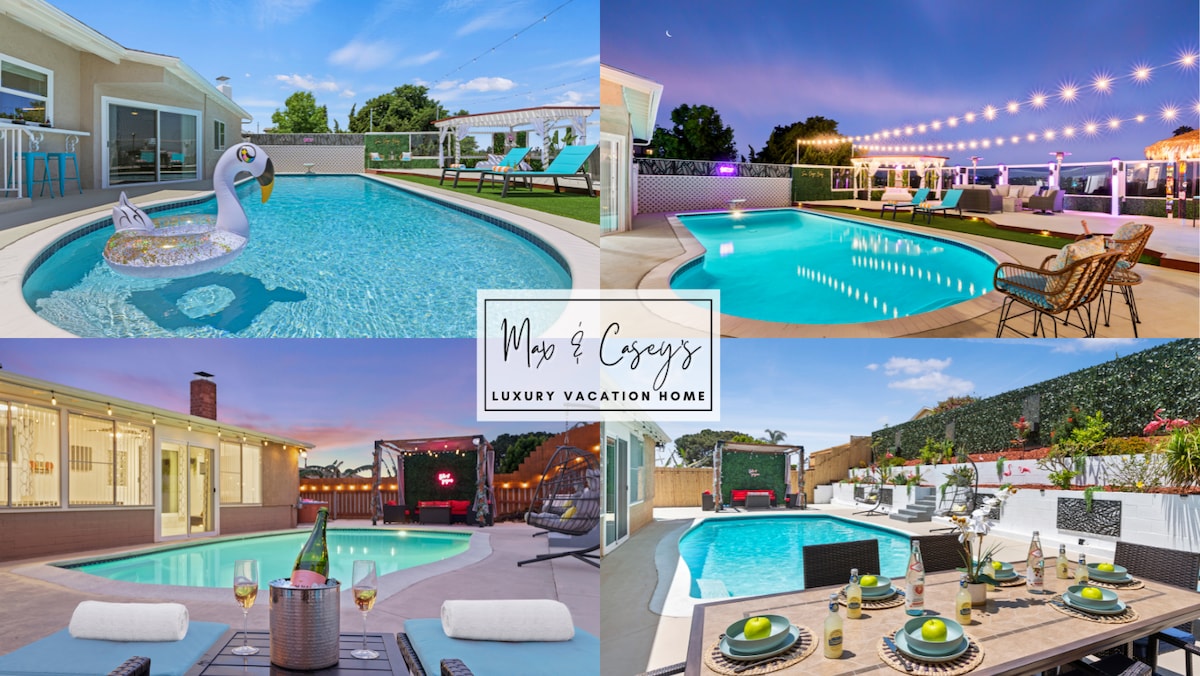Luxury Dual Homes, 2 Pools & 2 Spas, Sleeps 28!