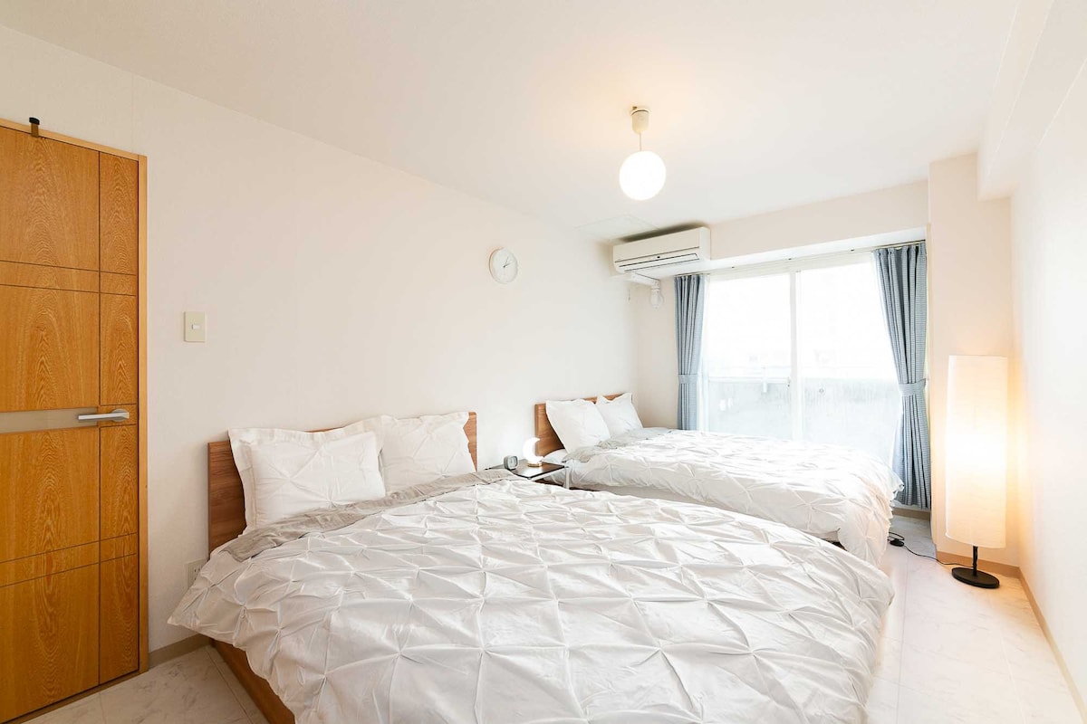 【NEW OPEN】*癒しの空間*札幌中心部*すすきの*狸小路歩8分*2LDK60m² *Wi-Fi