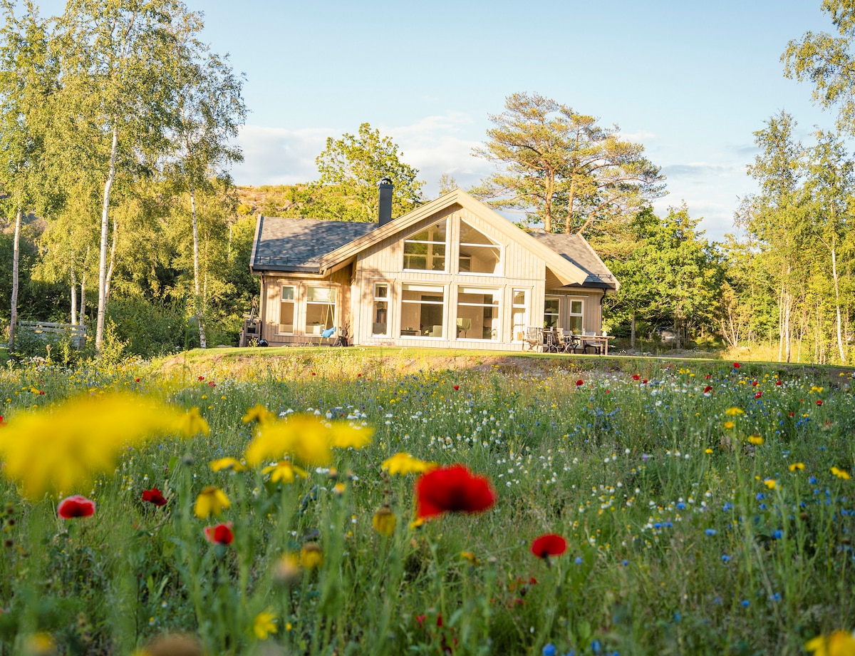 Summer home with private meadow