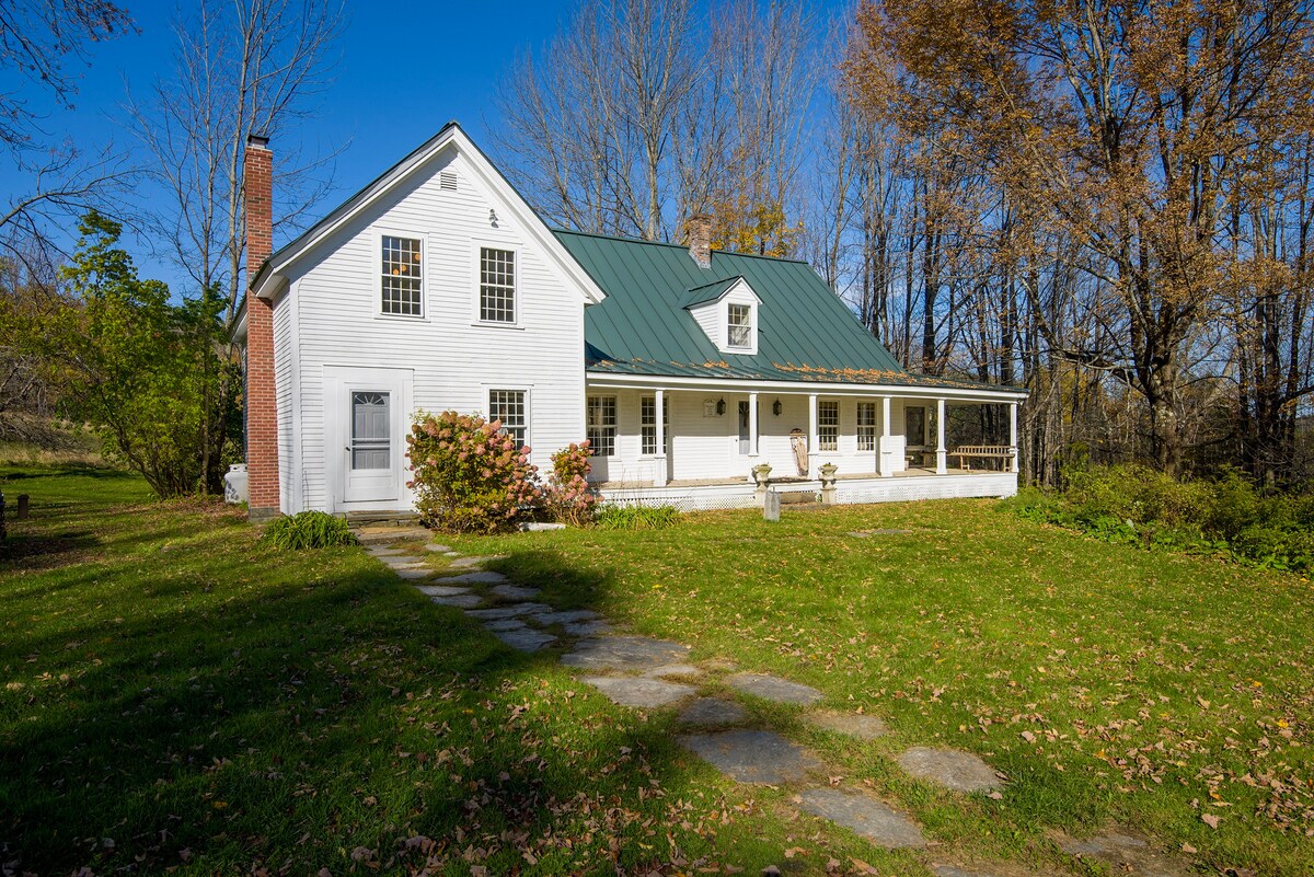 Spectacular VT Farmhouse on 11 Private Acres!