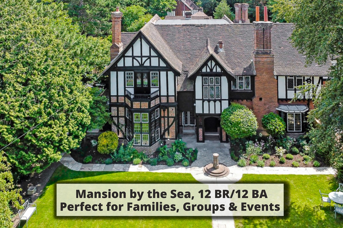 Mansion by the Sea, 12BR/12BA, Perfect for Events