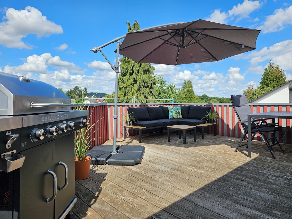 Tucan - Rooftop Terrace with View, BBQ, PS4+Stream