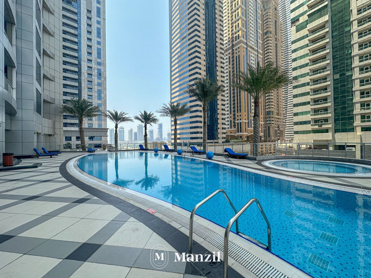 Manzil - Stunning 2BR in Dubai Marina w Sea Views