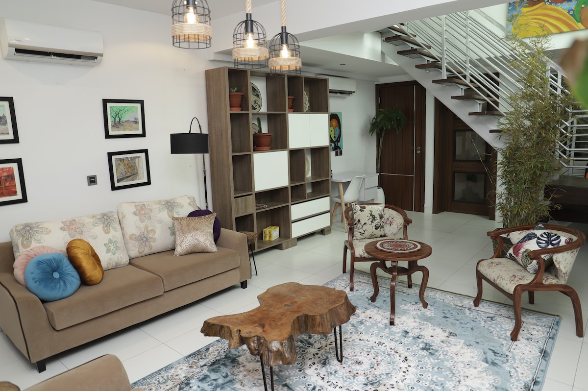 Cozy Bohemian Luxury In Lekki Phase 1, Lagos.