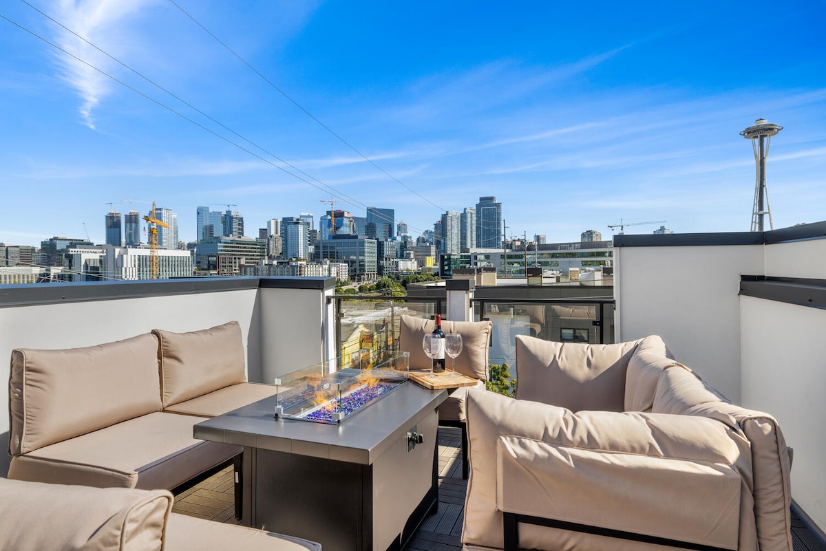 Cityscape Haven! Heart of Seattle/stunning Rooftop