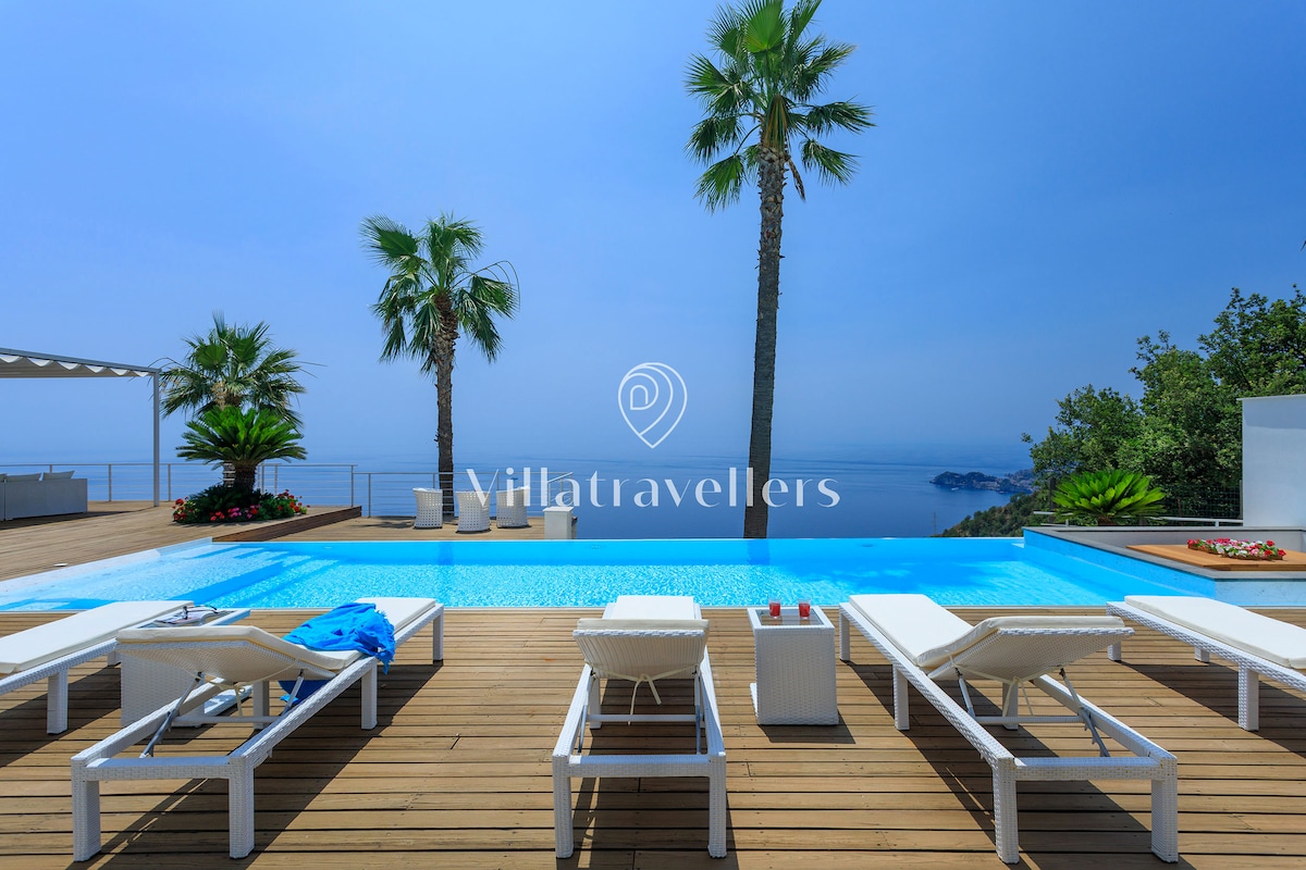 Luxury Villa with Infinity Pool, near Taormina