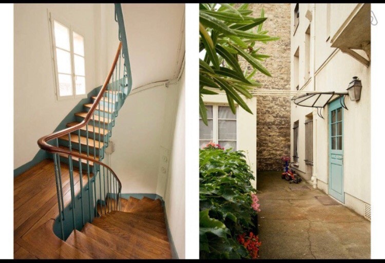 Deux pièces avec un grand Jardin Extérieur