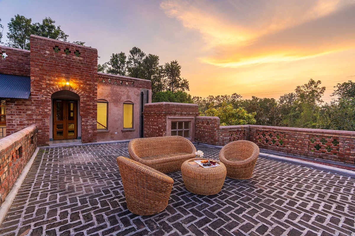 StayVista at Peepal Haveli w/ Views, Wi-Fi & Lawn