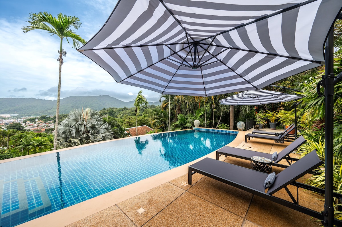 Kinnaree Grand Villa - pool, panoramic views, maid