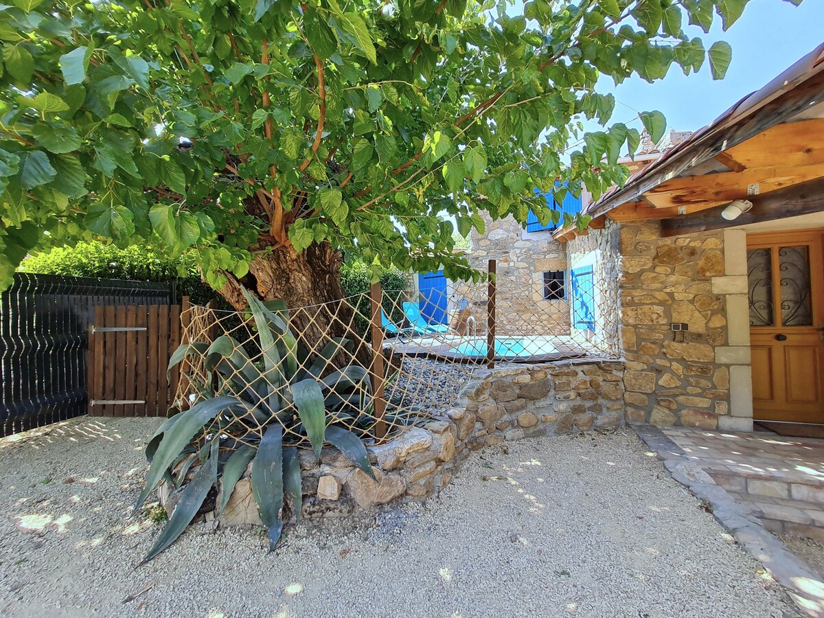 Ardèche小屋宁静的小屋