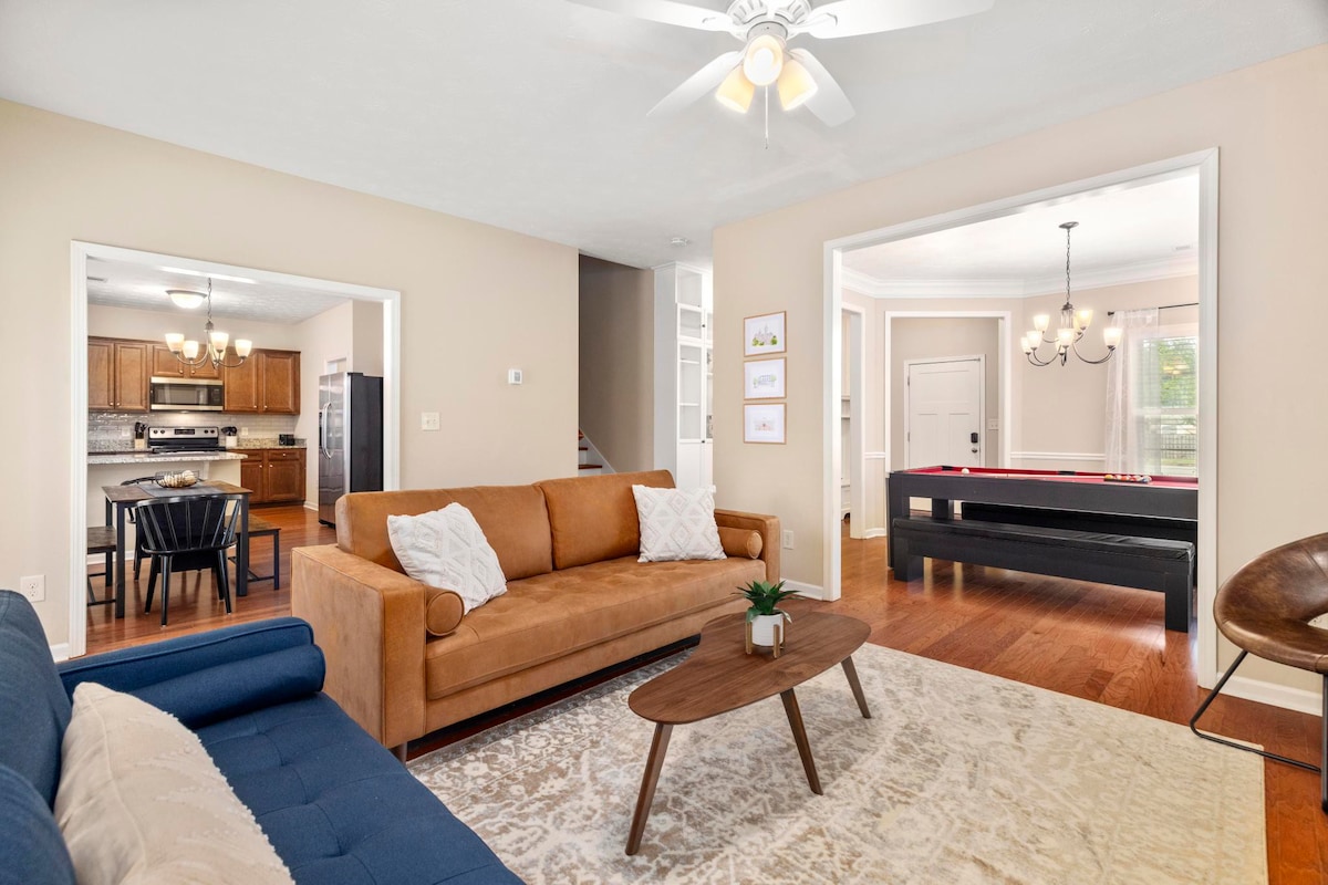 Central to RTJ, Downtown AUB & Opelika | Sleeps 12