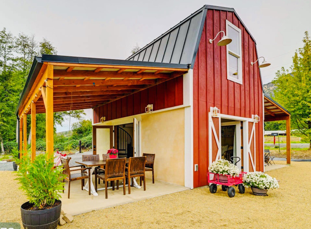 Red Barn in Wine Country
