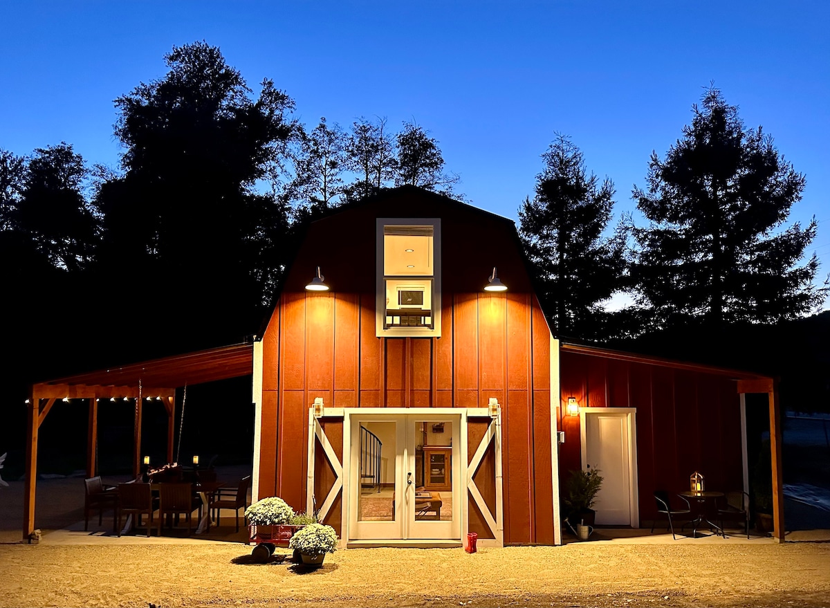 Red Barn in Wine Country