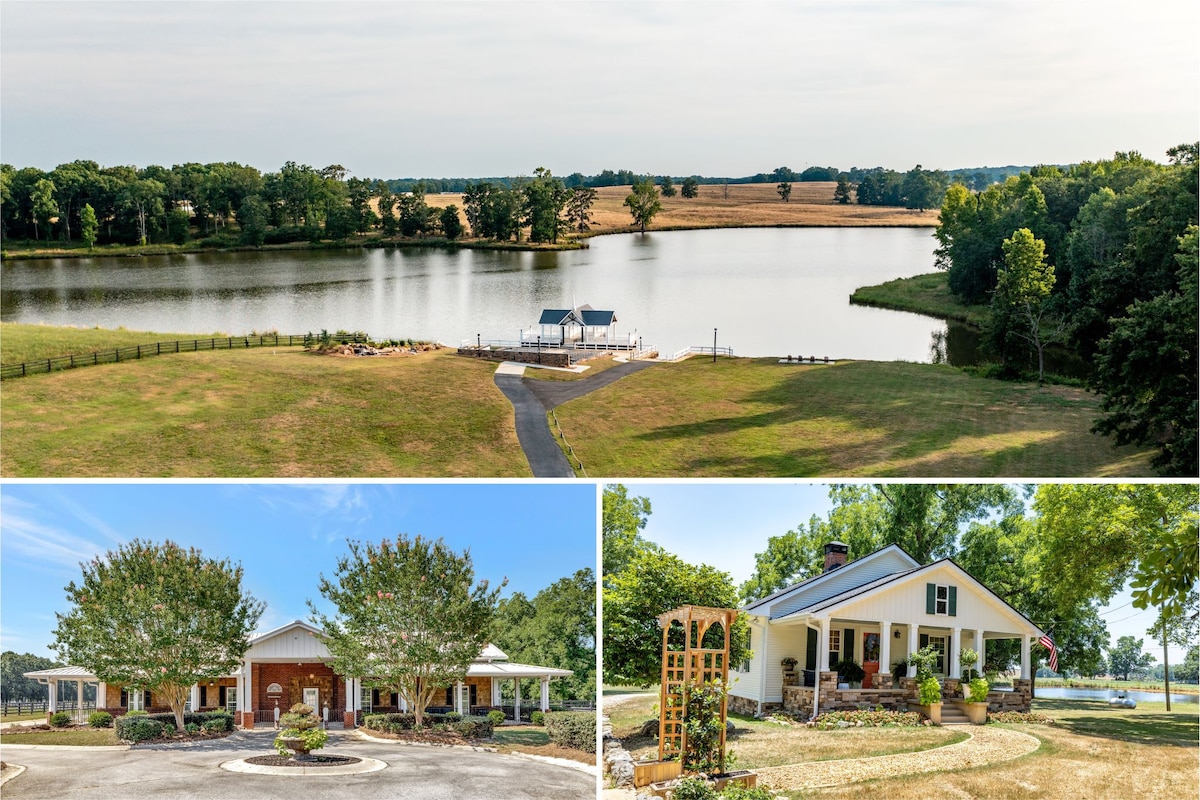 2 Houses on Private Farm/Lake!