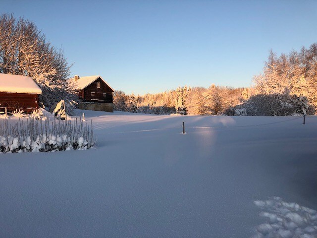 Högt beläget hus med fjällvy (Vemdalen/Klövsjö)