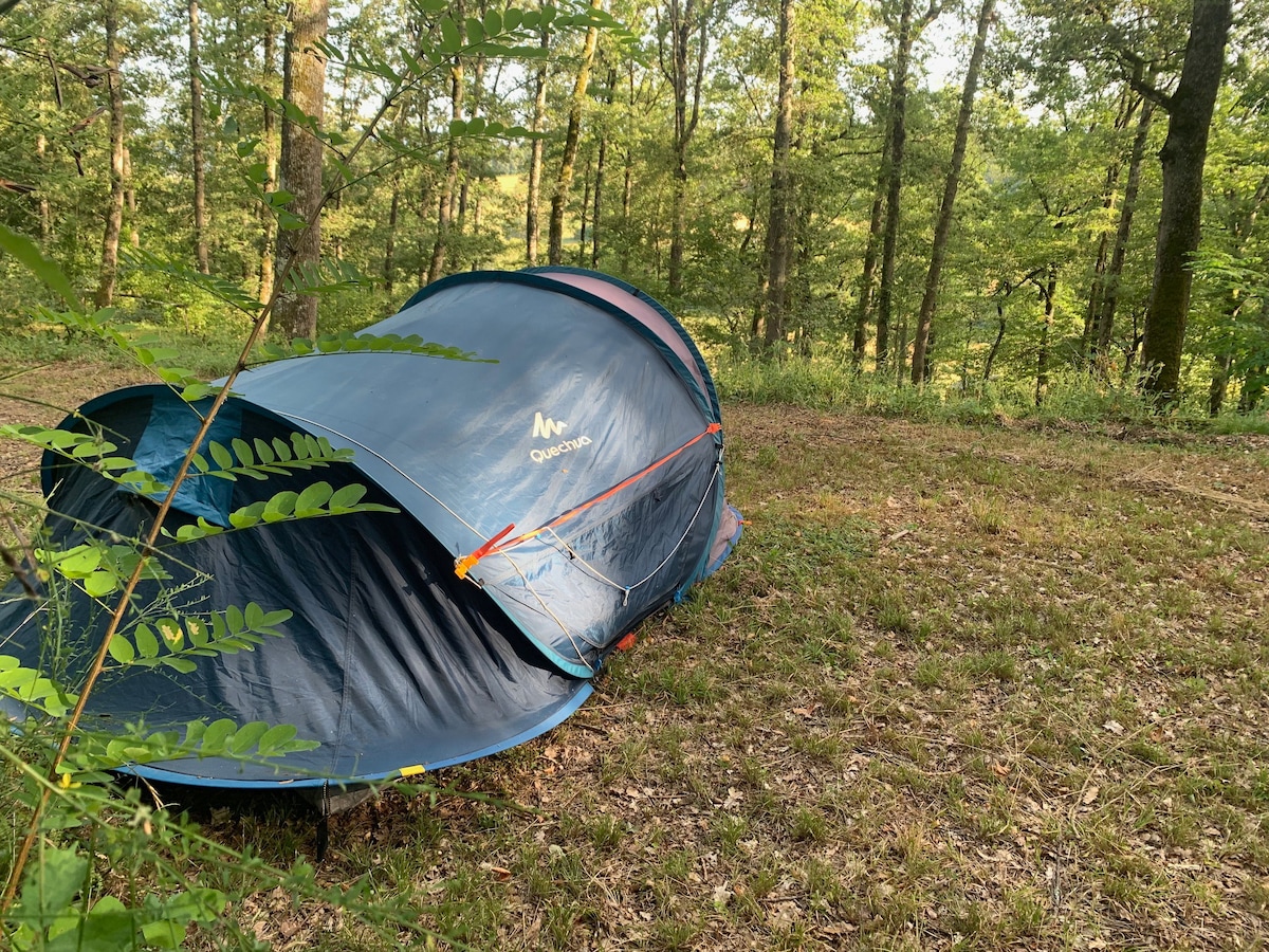 Tente équipée Camping Ecologique