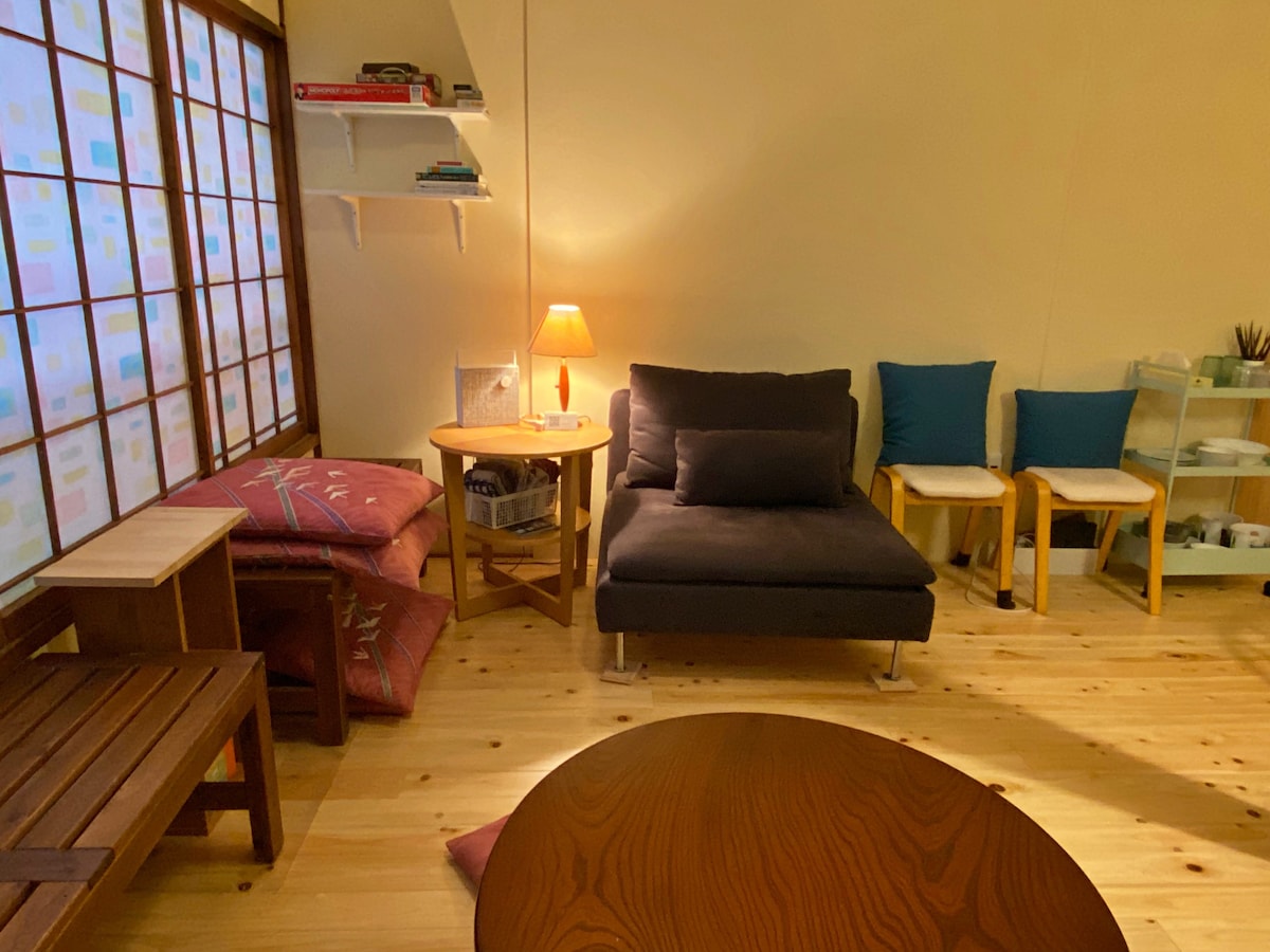 客房Imaichi客房1 （ Bedx2 ）共用厨房和客厅