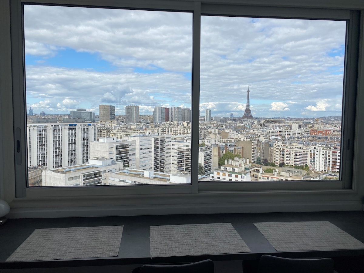 Appartement Paris - vue exceptionnelle & calme