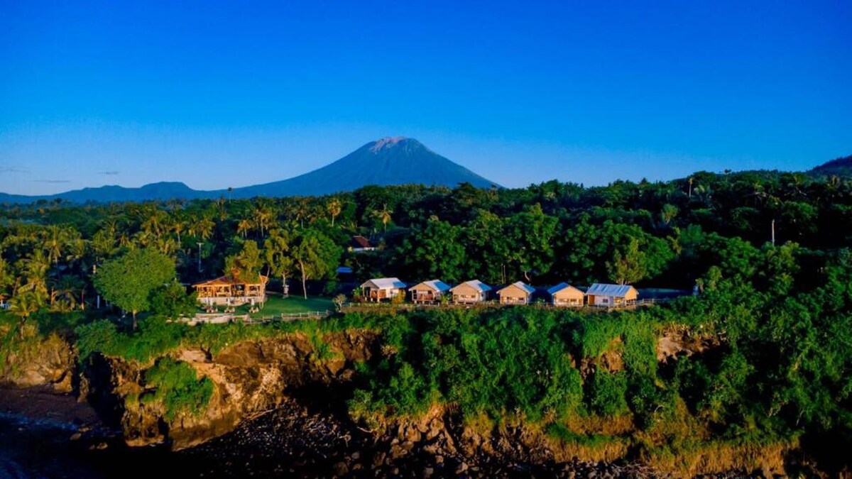 Karangasem 6Glamping Breakfast Pool Cliff