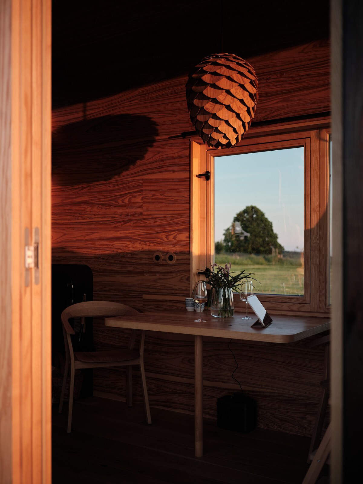 Hideandseek Aranka, domek s vlastní finskou saunou