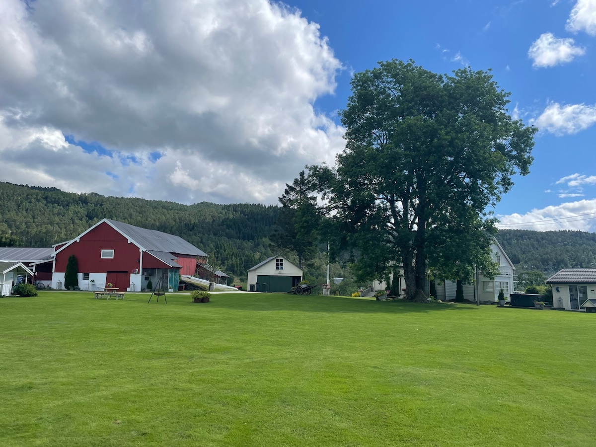 Nakkentunet - familievennlig hus på gårdstun.