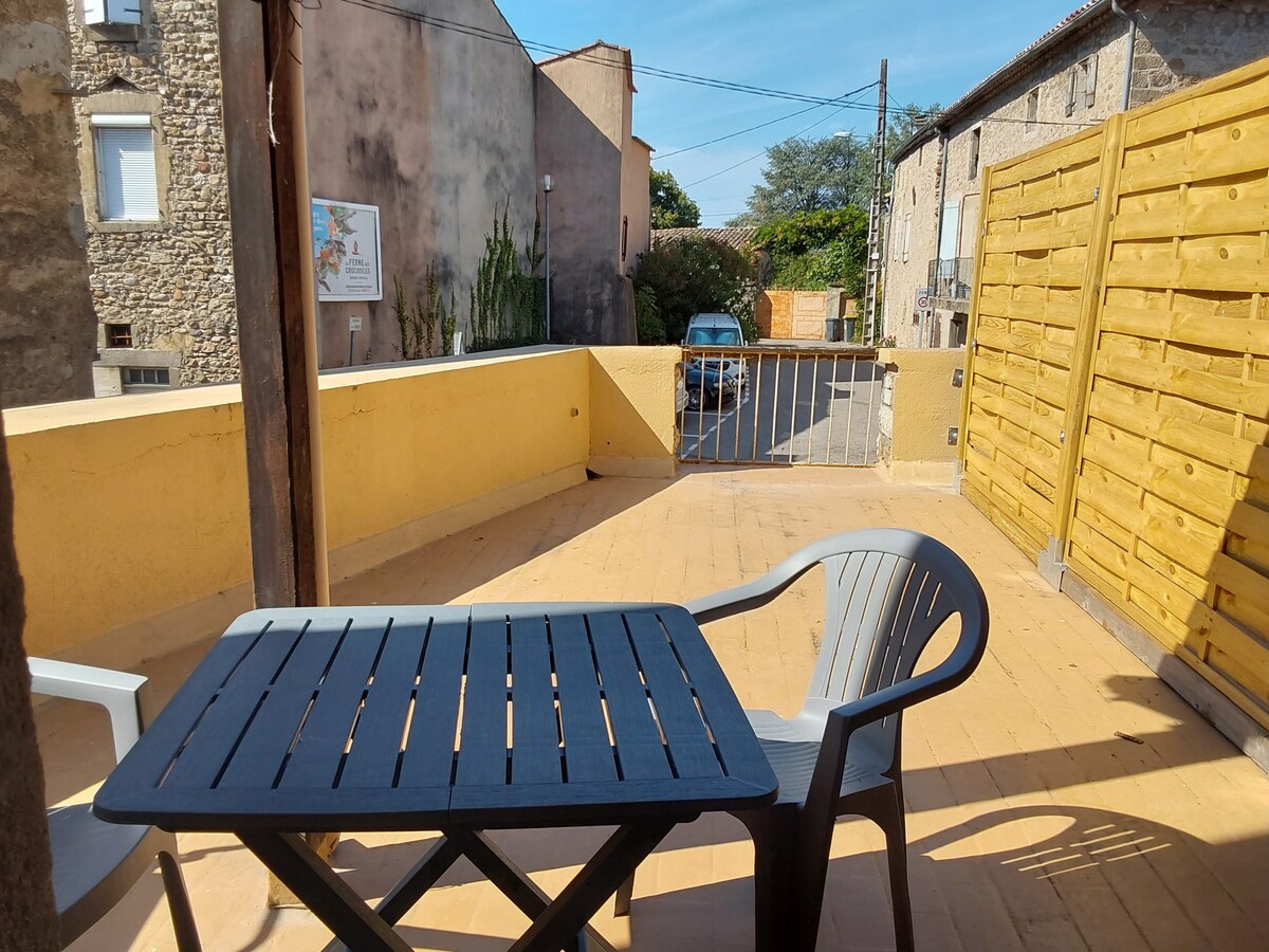 Studio de 27 m2+15 m2 de Terrasse