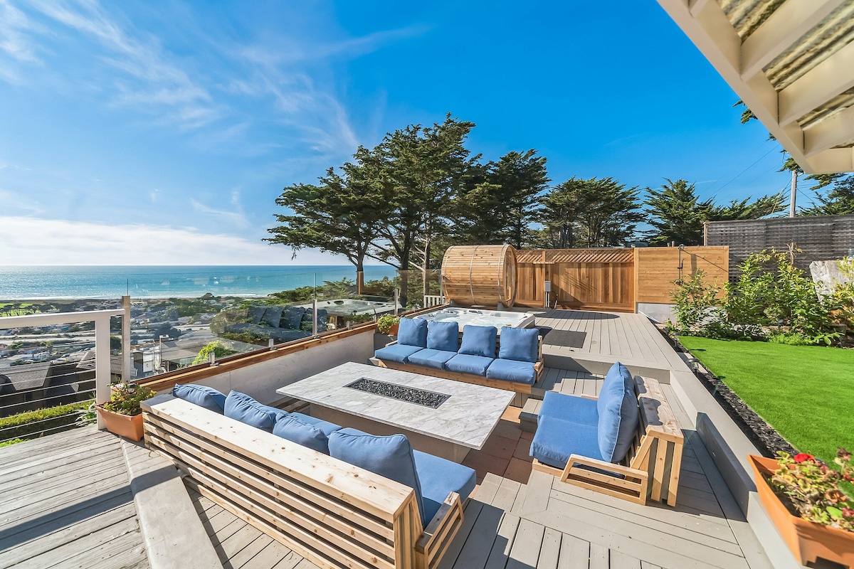 Expansive Ocean Views, Outdoor Spa, Comfy Beds