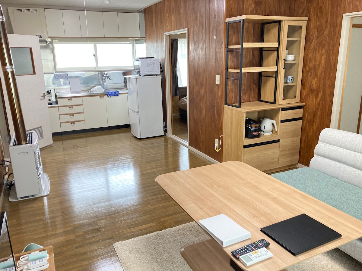 移住体験住宅御影3号/3LDK貸切一軒家/北海道十勝清水町