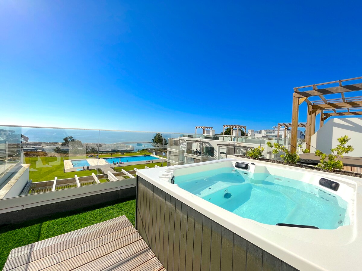 Mar A Vista Duplex - Jacuzzi, Terrace & Sea Views