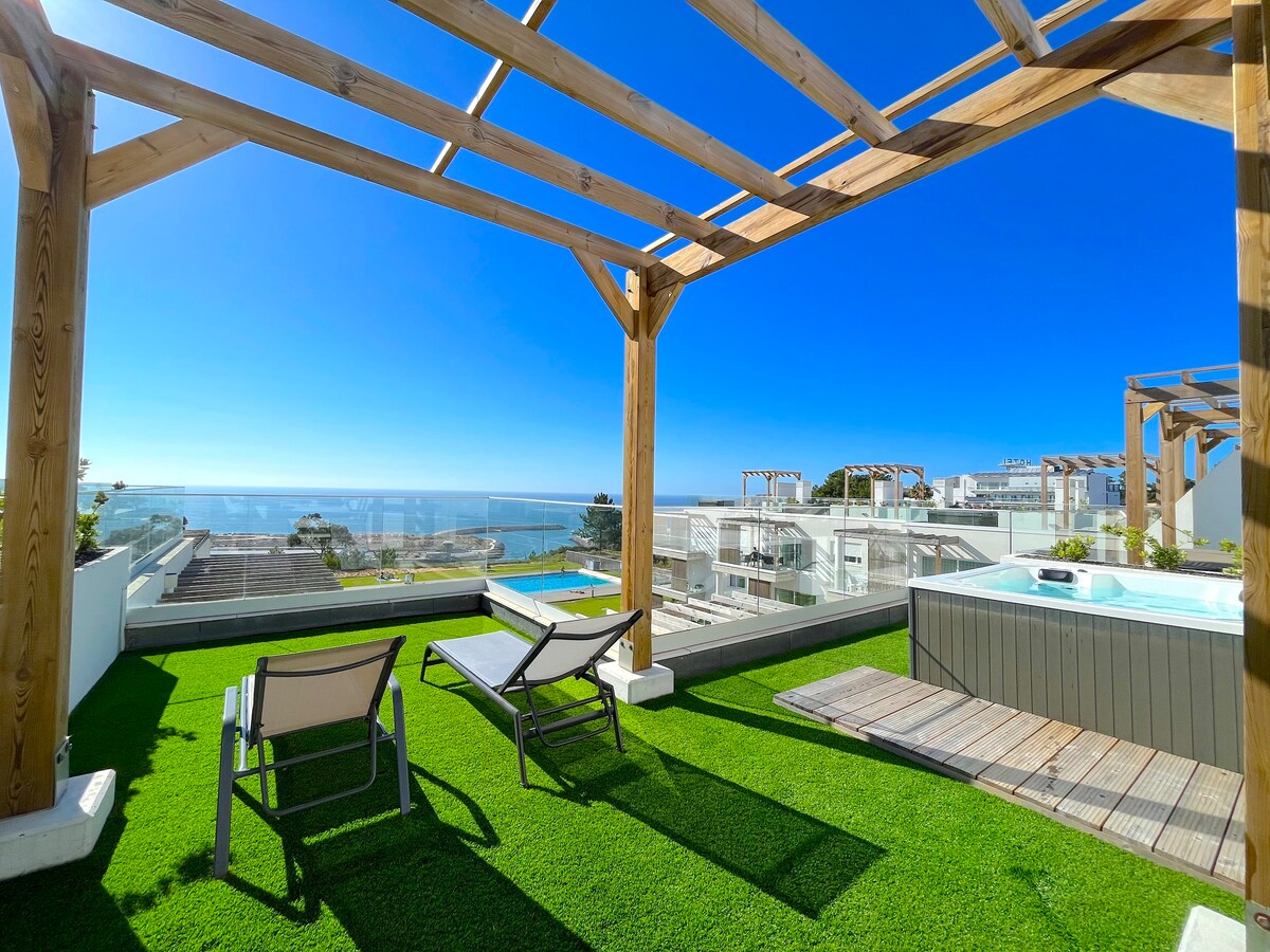 Mar A Vista Duplex - Jacuzzi, Terrace & Sea Views