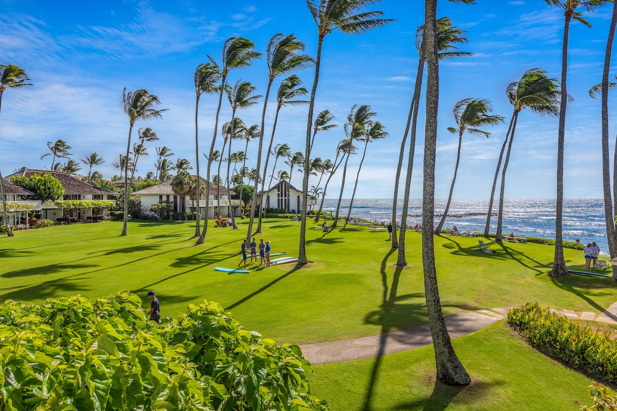 Spacious condo steps from beach, Kiahuna Unit 66