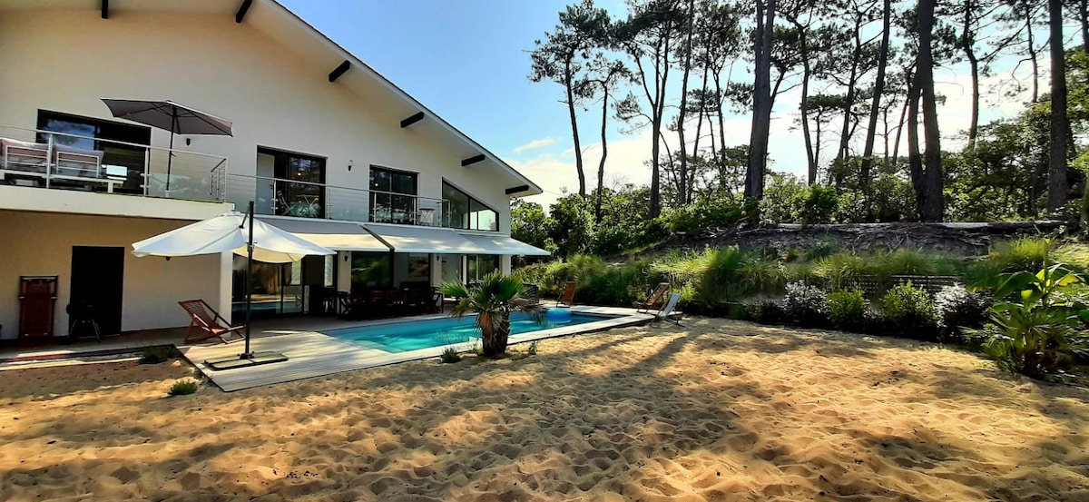 Villa Océandes : Cosy, neuve, 300m Océan, Piscine