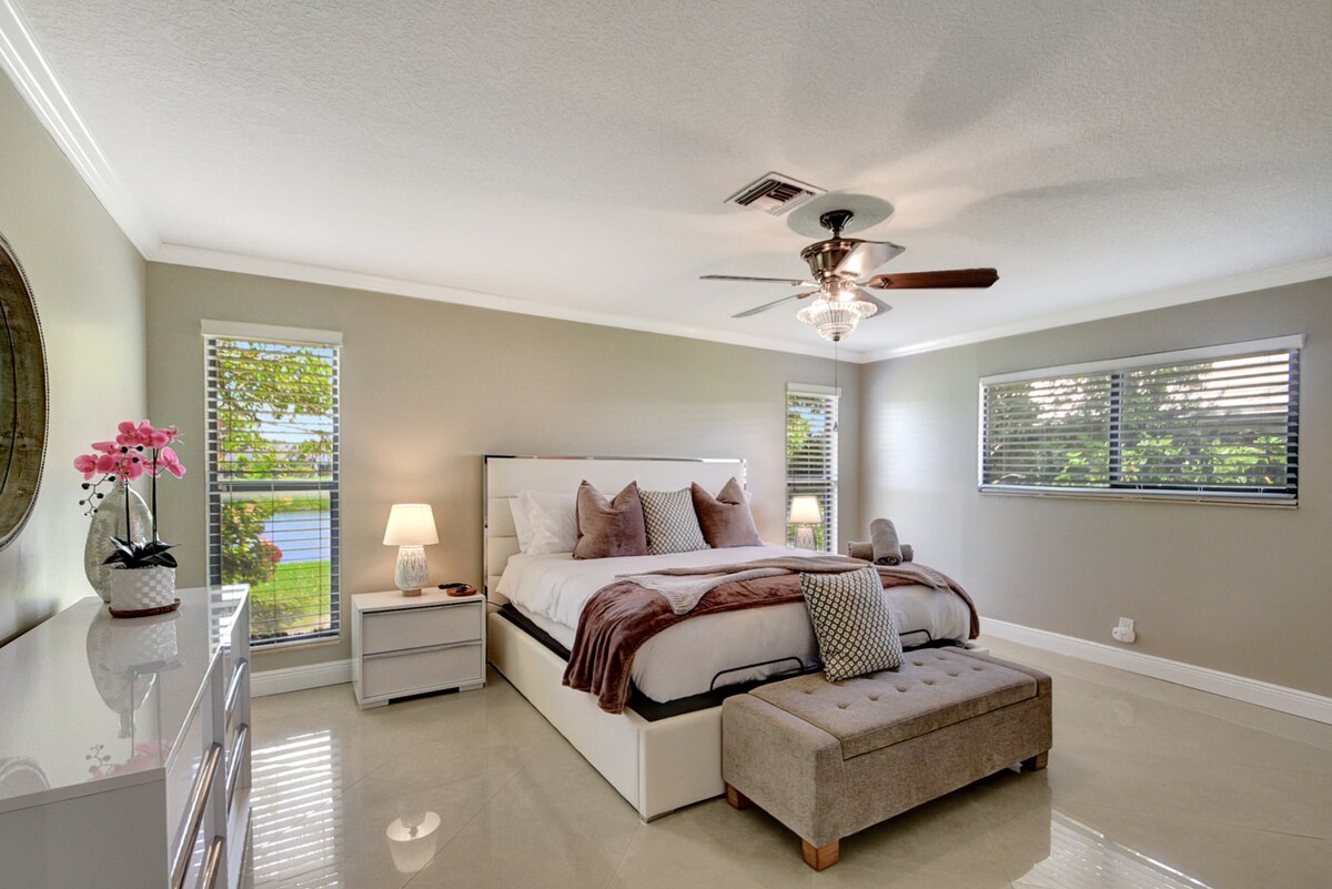 Delray | Billiards | Pool | Lake View | 3BD