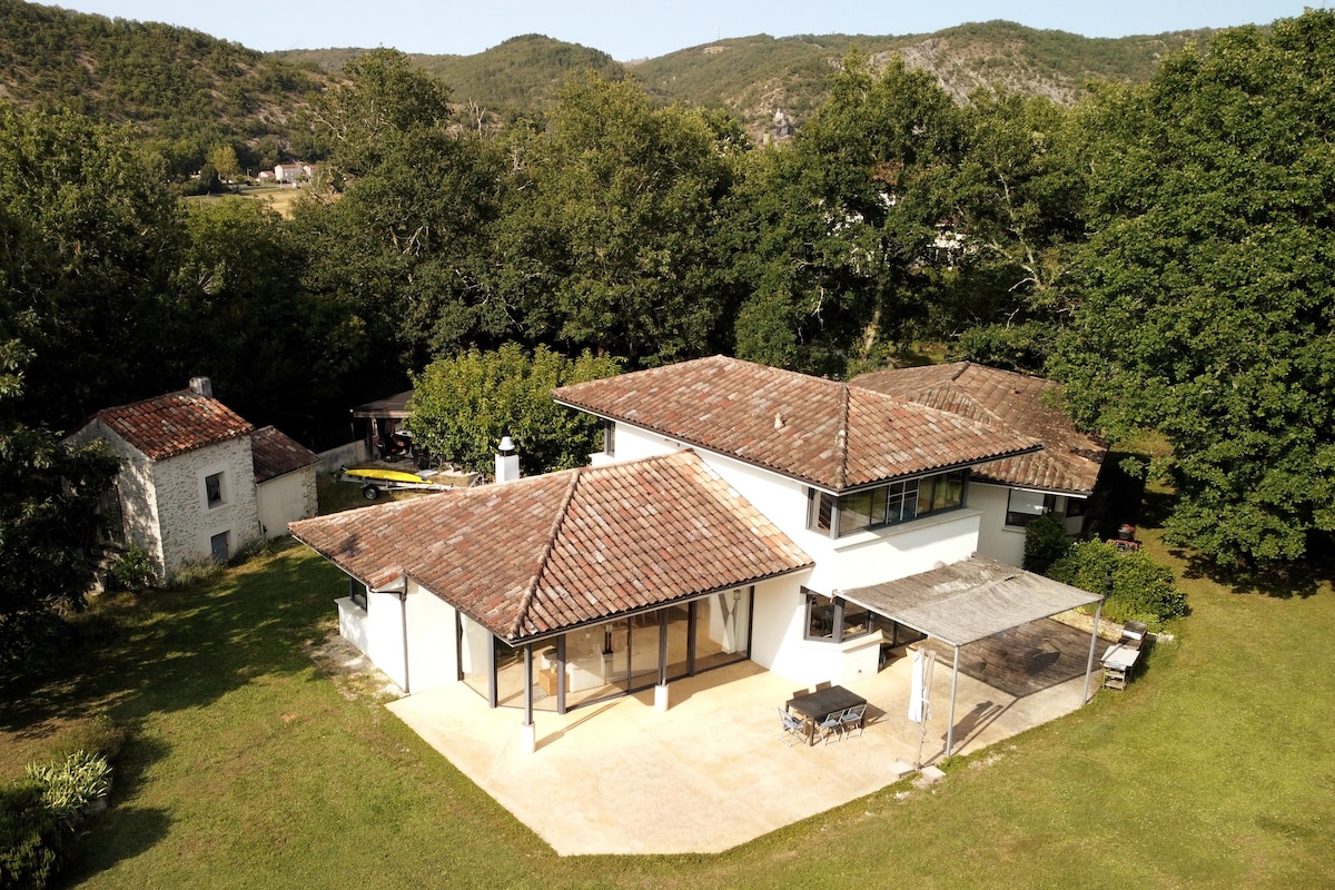 Maison d'architecte avec piscine - Cahors