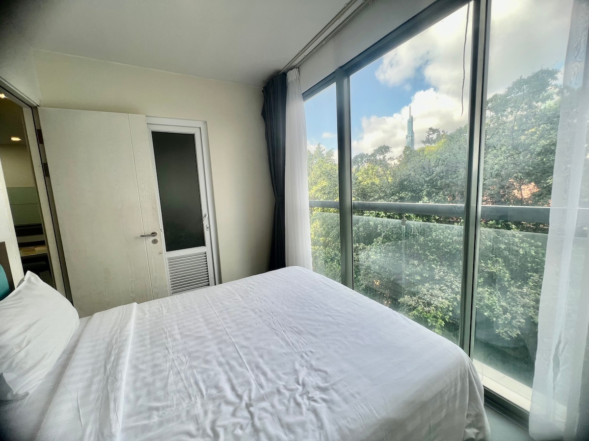 Cozy 3brs, fully furnished, LM view in Thao Dien