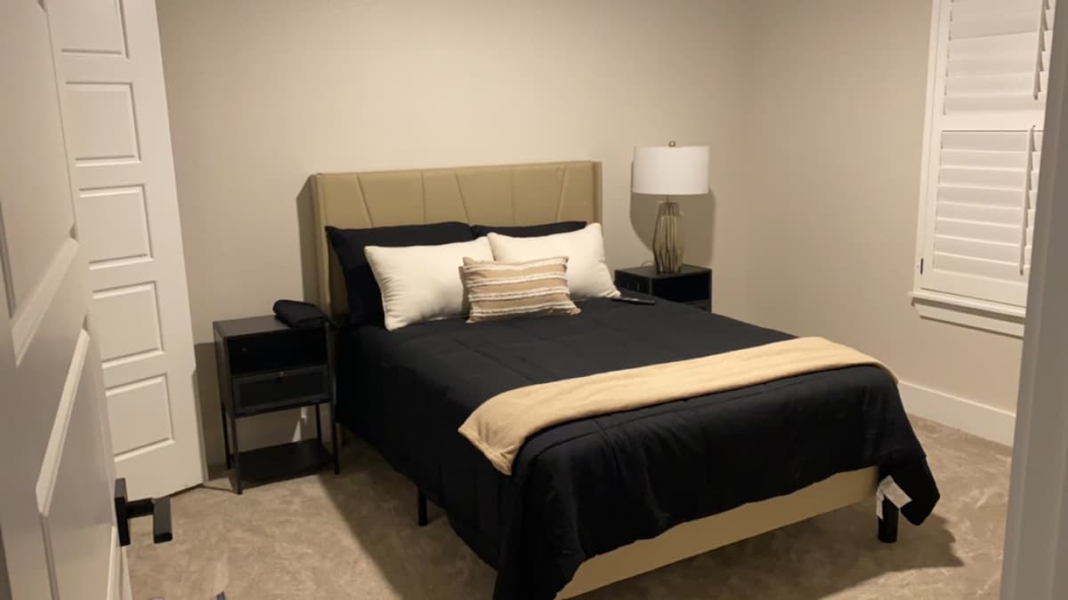 Bed + Bath in New House