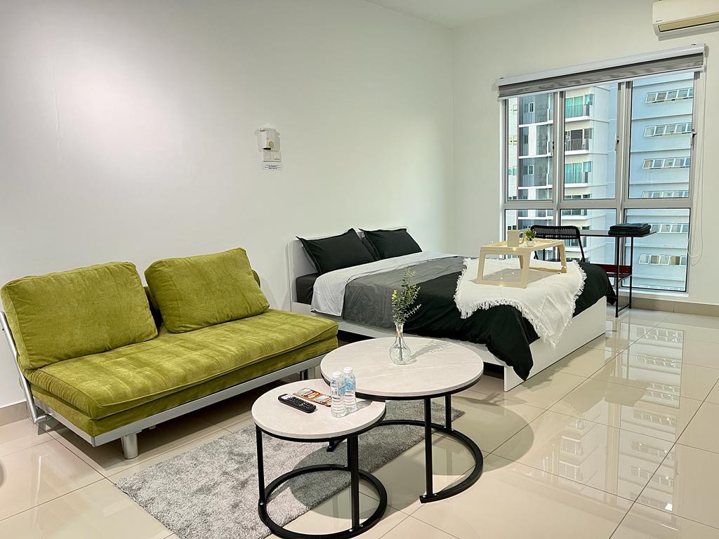 温馨的单间公寓@美食街|吉隆坡国际机场2 |地铁|永旺