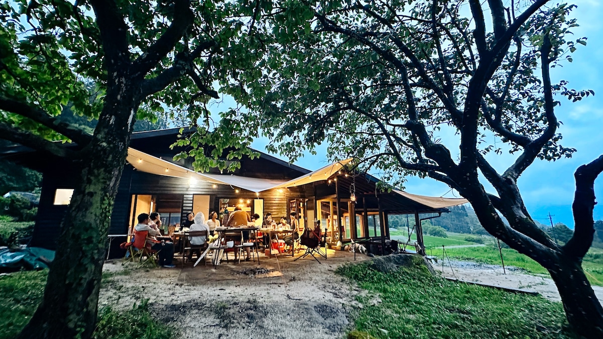 Lovely tents for 4 in Japan's historic countryside