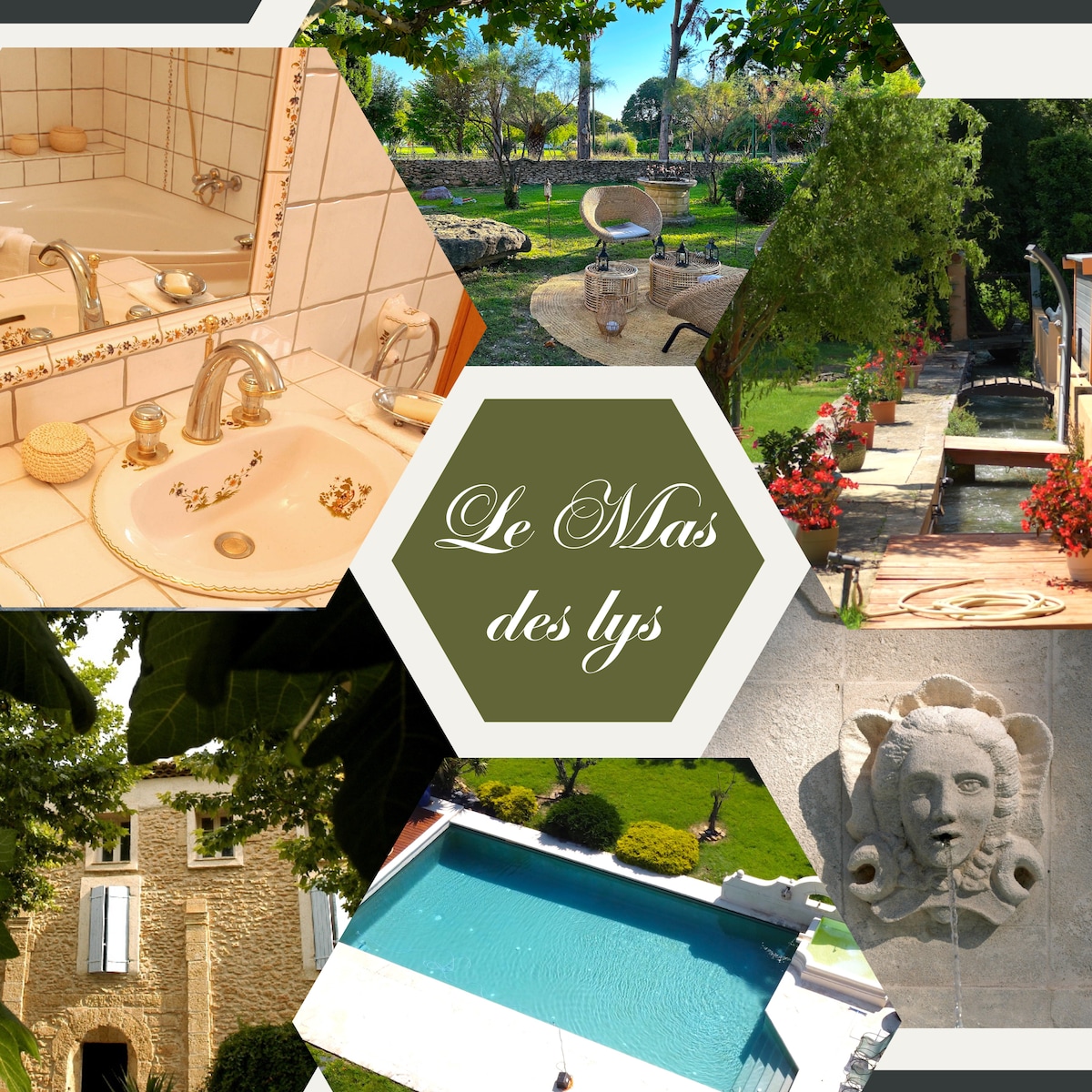 Belle villa provençale, parc, piscine et sauna