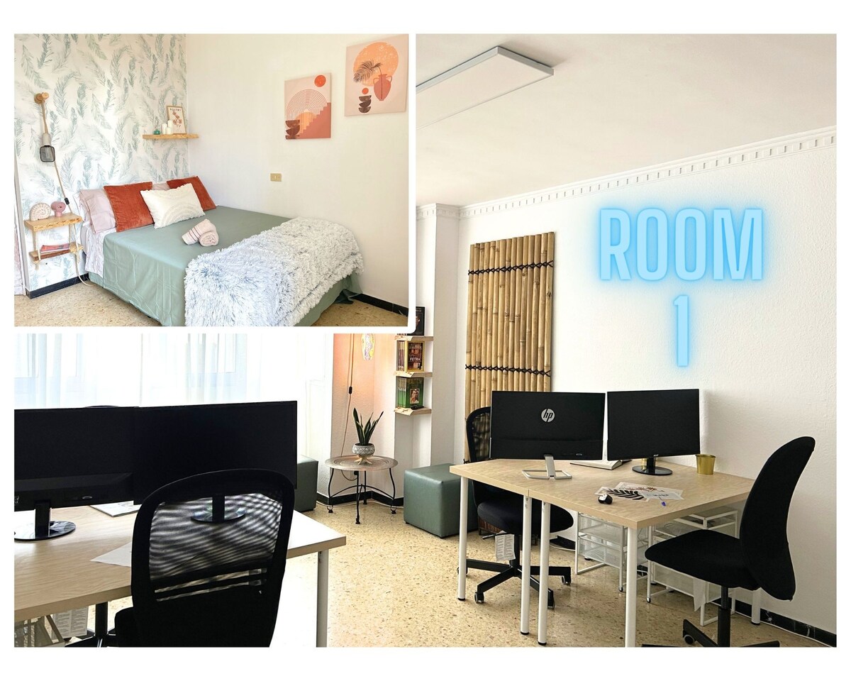 Fandango Room&Office Coliving Canteras Beach Room1