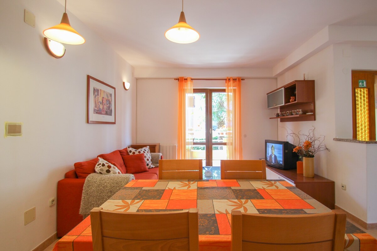 Alenka orange -Apartment with a terrace for 4 pers