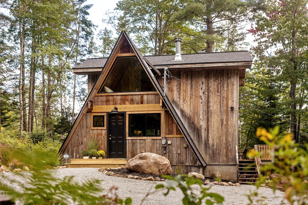 Modern Adirondack A-Frame Retreat