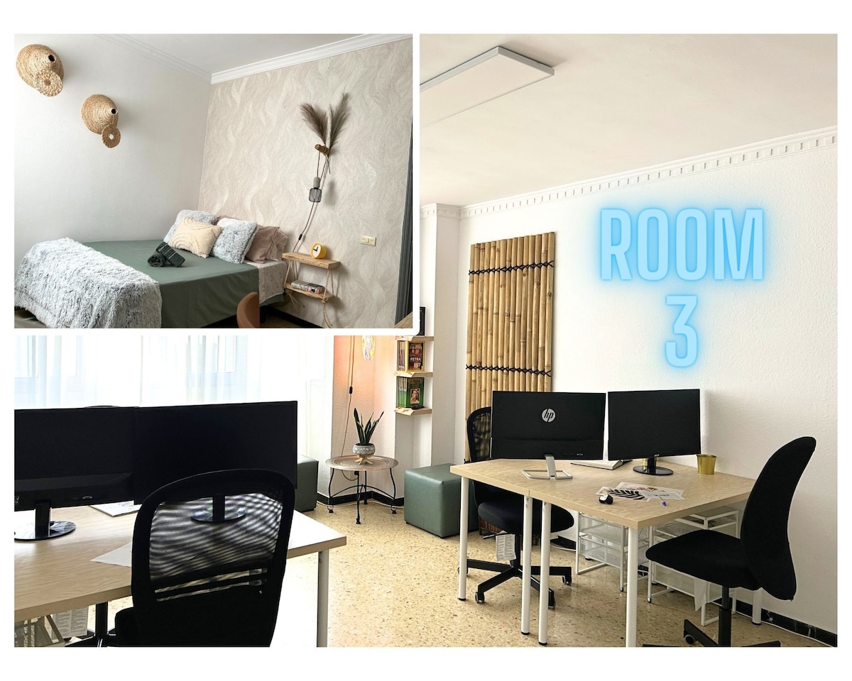 Fandango Room&Office Coliving Canteras Beach Room3