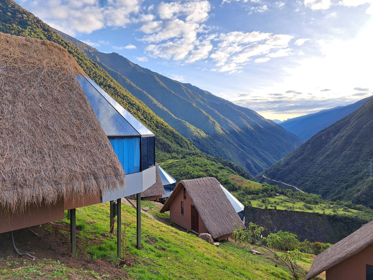 Exclusiva Cabina con vista a la montaña