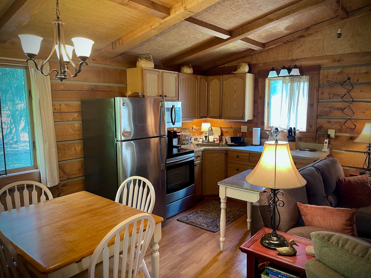 Rusty's River Retreat - Riverfront log cabin
