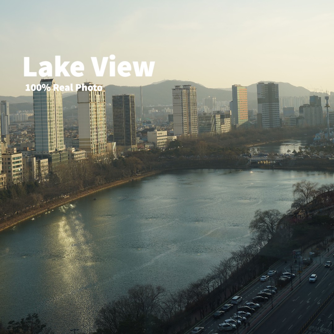 现代风格Seokchon湖景派对单间公寓