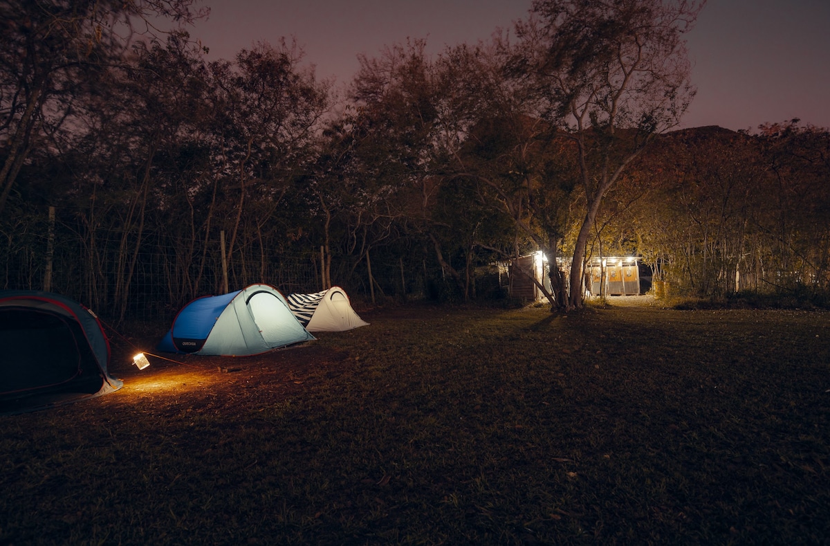 Camping site in le Morne