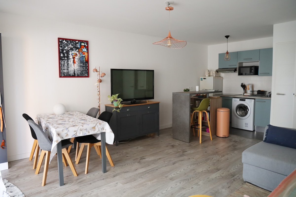 Appartement 45m2 chic + parking