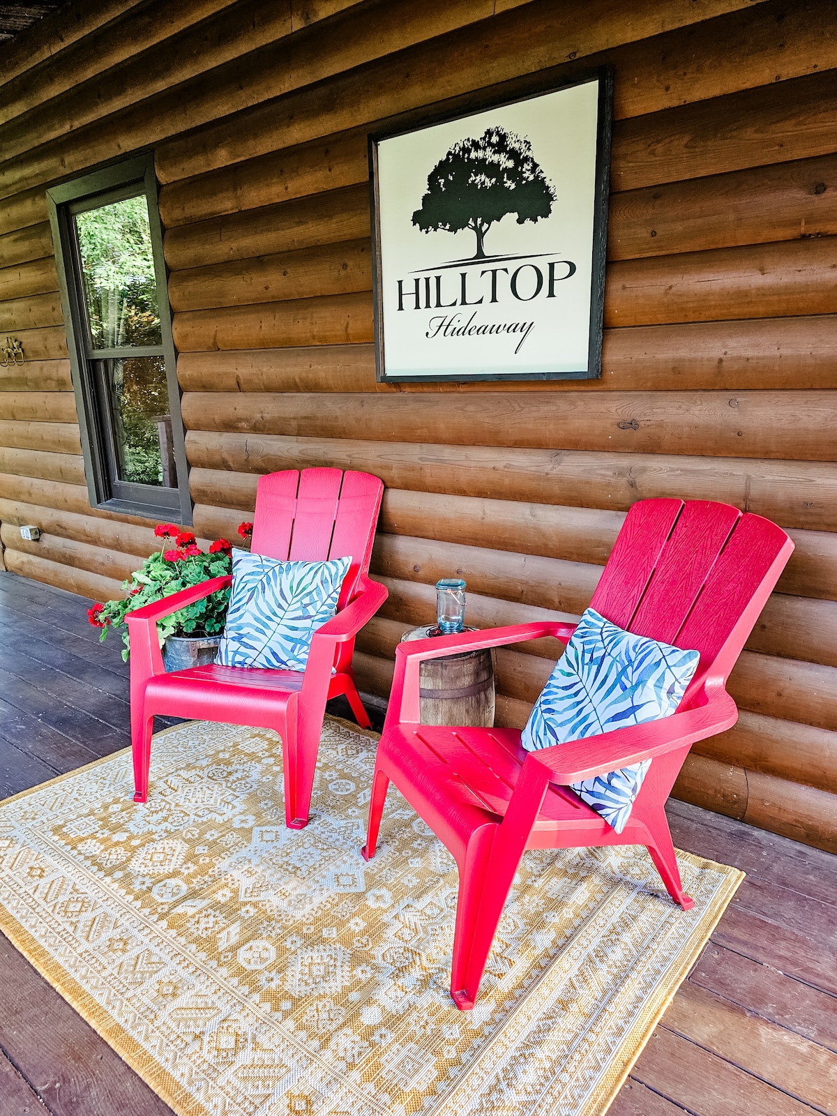 Hilltop Hideaway. Relax, unwind, and getaway!