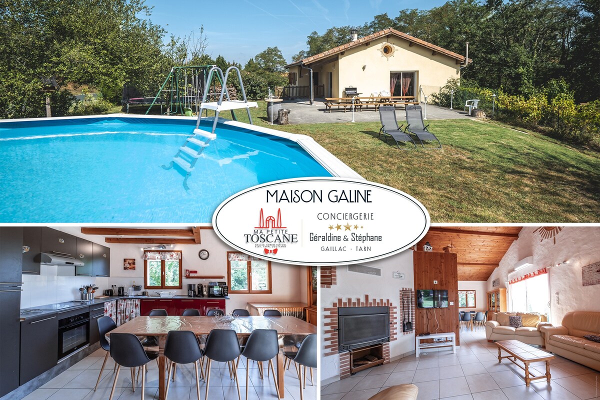 Maison Galine - Swimming pool - Playground